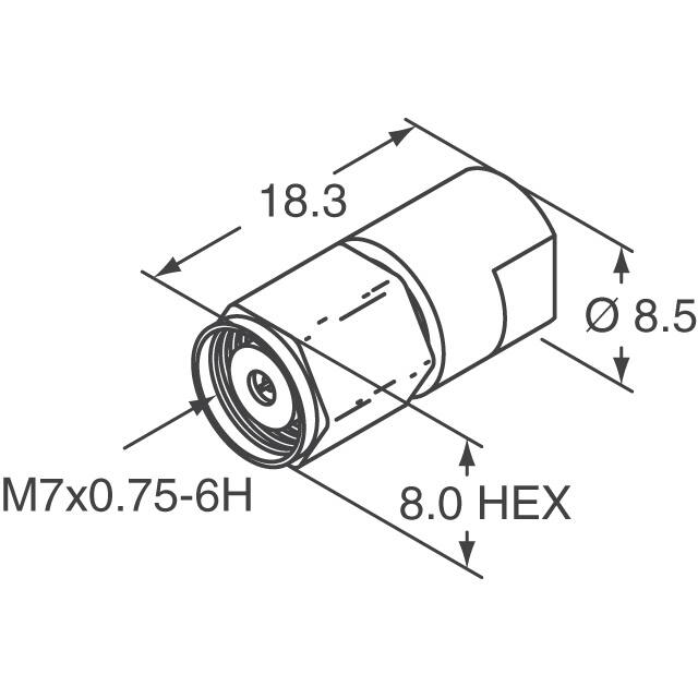 HV-TMP(40) Hirose Electric Co Ltd  Coaxial Connector (RF) Terminators